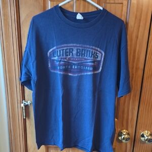 Blue Outer Banks Graphic T-Shirt